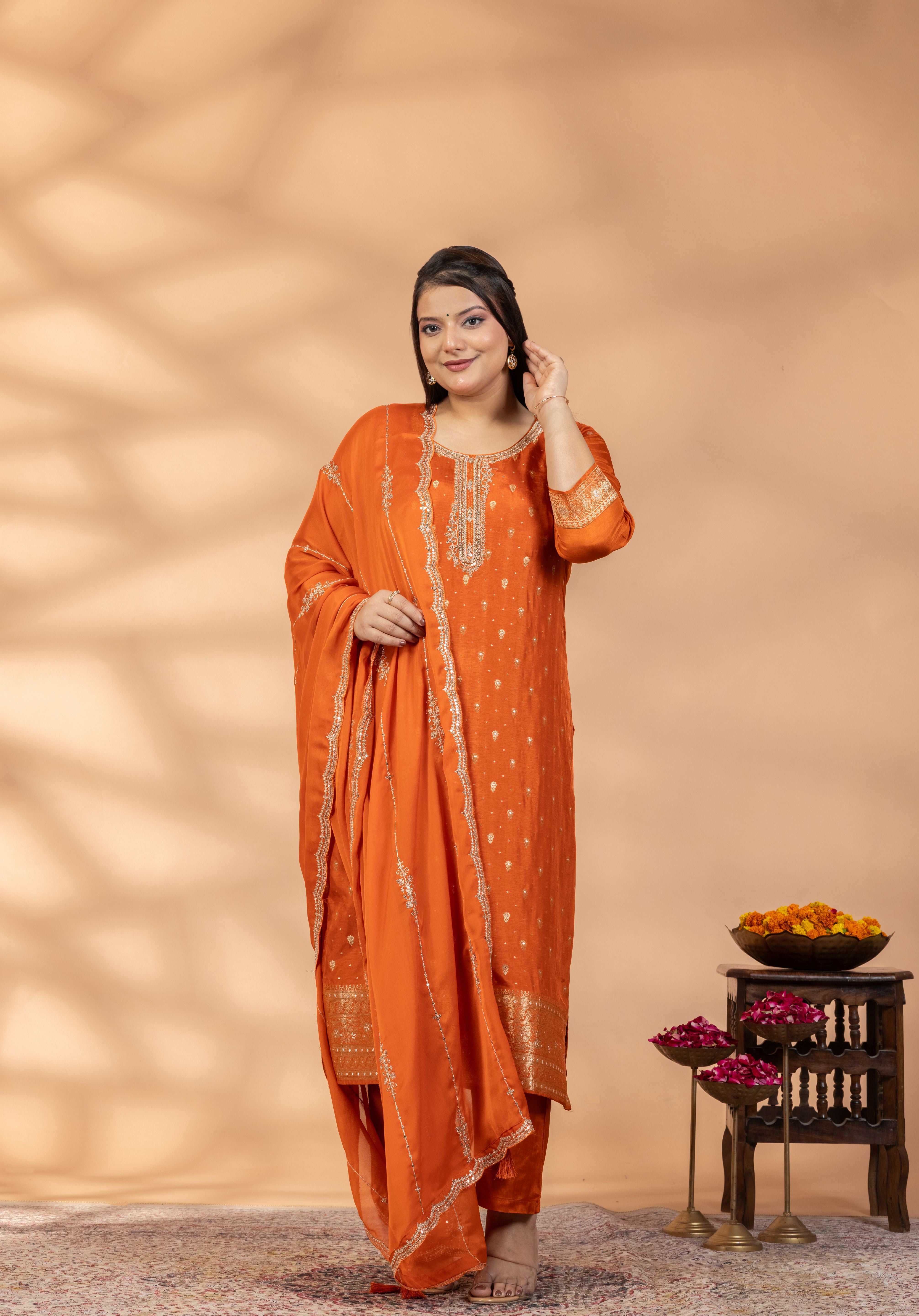 Rooh-e-Rust Kurta Set
