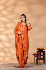 Rooh-e-Rust Kurta Set