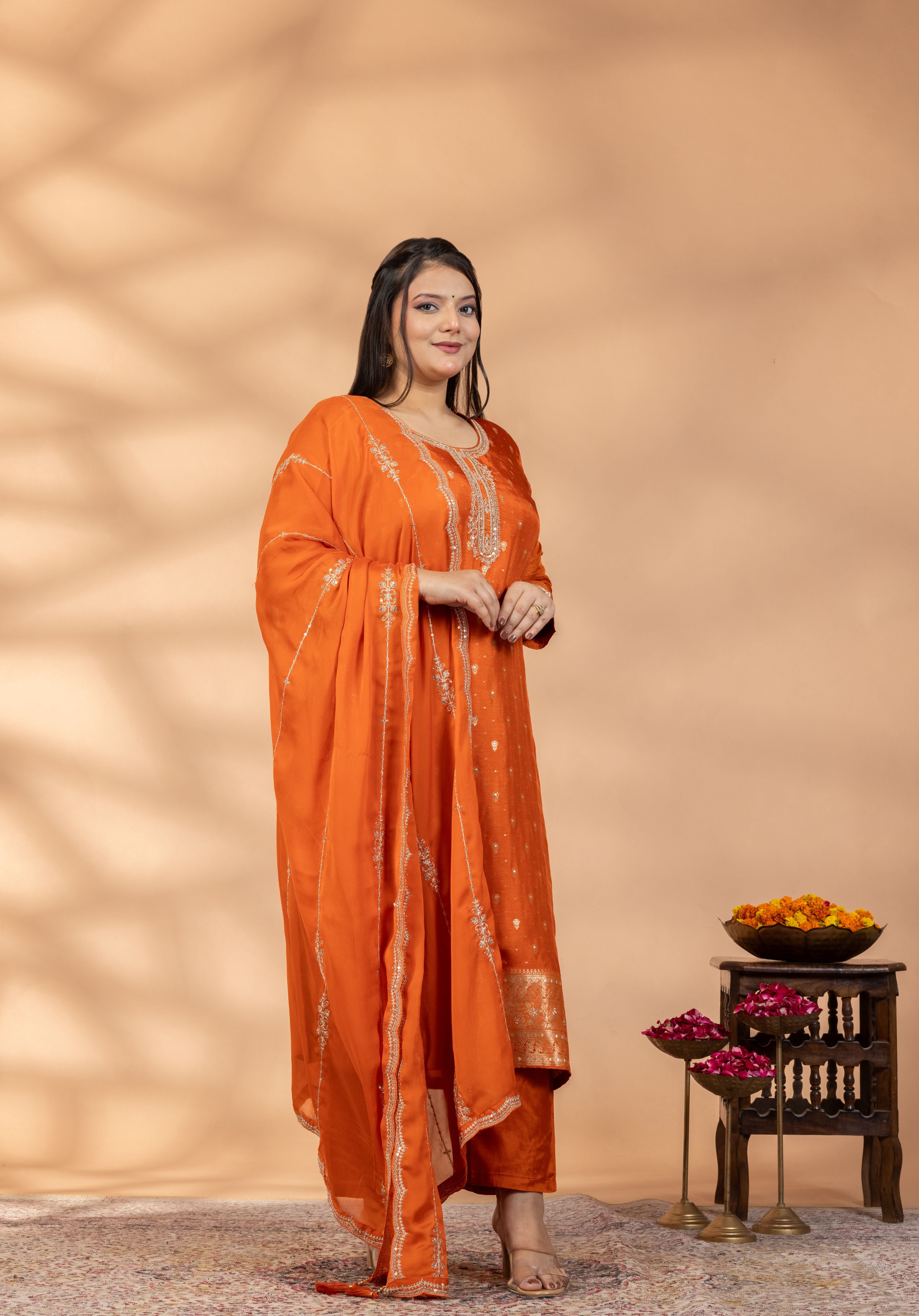 Rooh-e-Rust Kurta Set