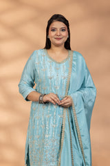 Fiza Embroidered Sharara Set