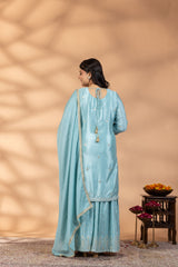 Fiza Embroidered Sharara Set