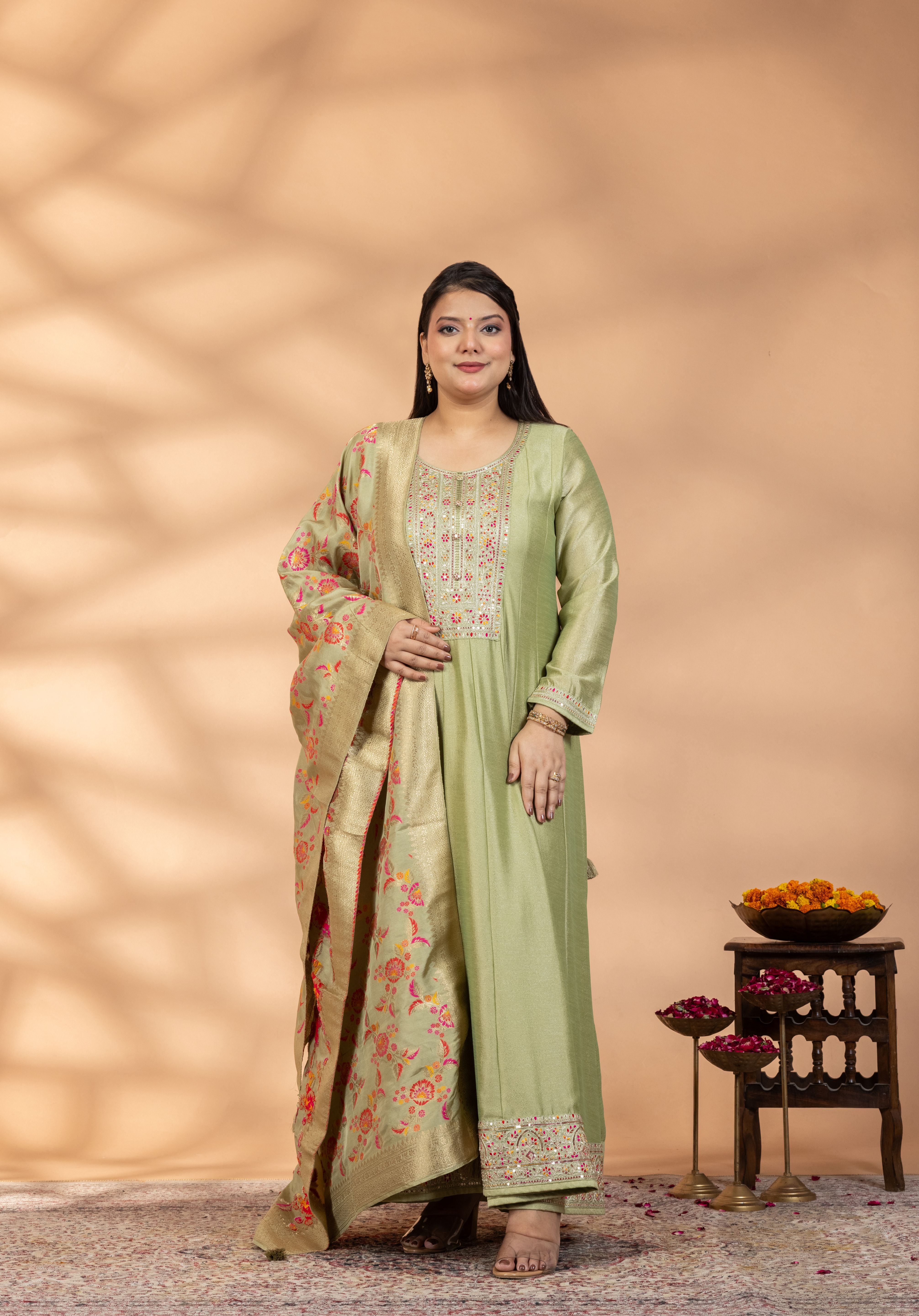 Emerald Grace Kurta