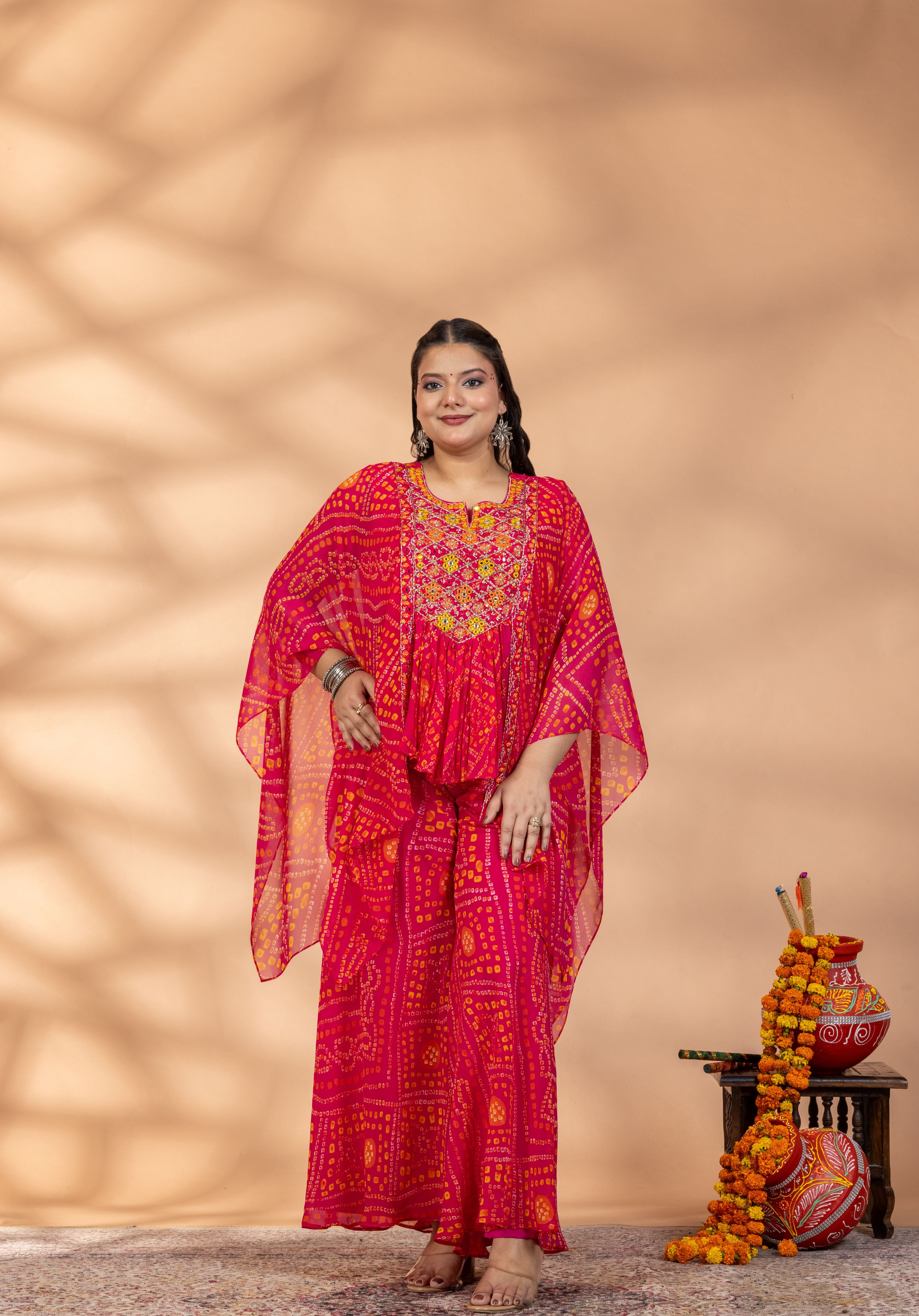 Rangrez Kaftan Dress