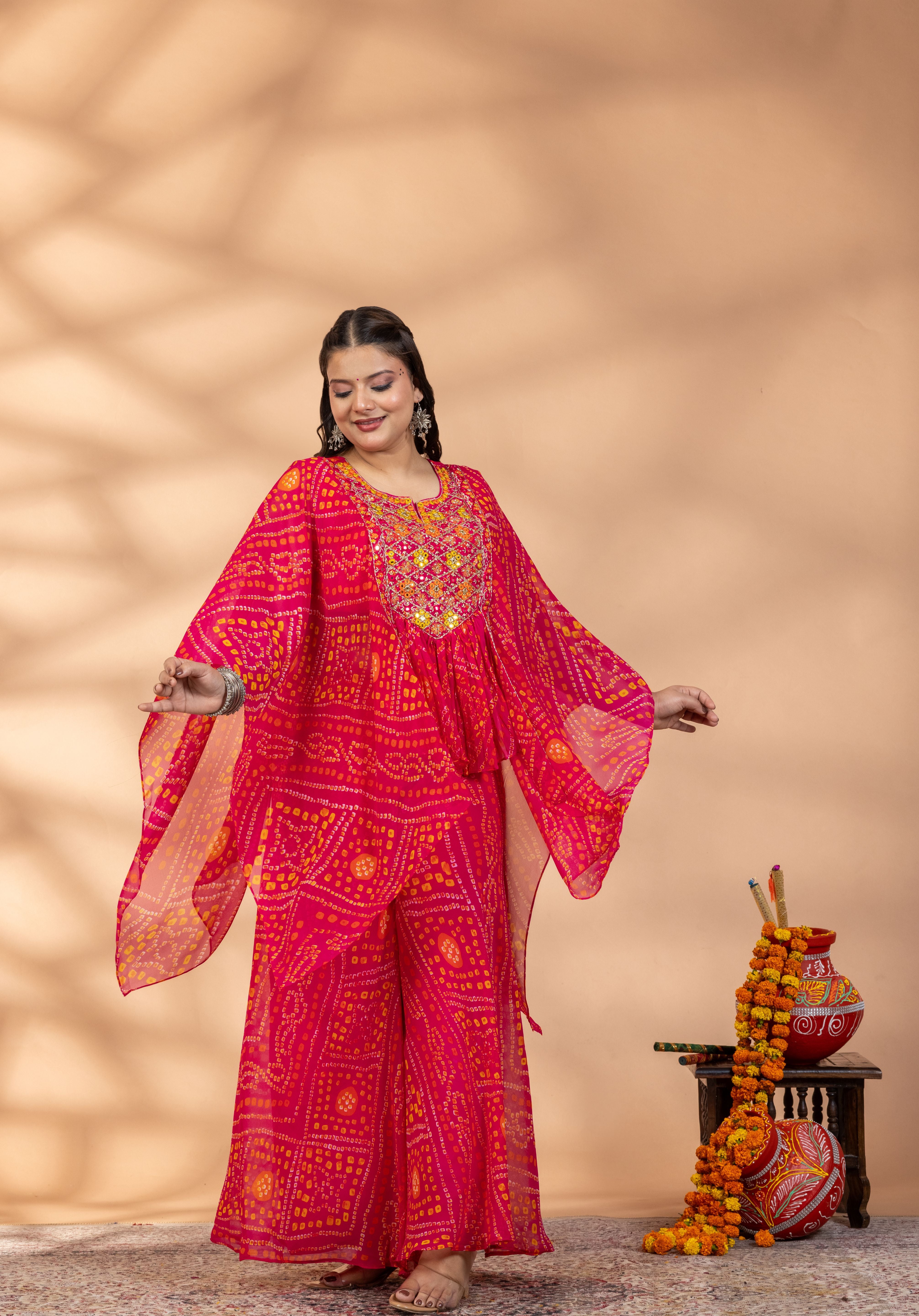 Rangrez Kaftan Dress