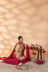 Ruhani Kurta Set with potl