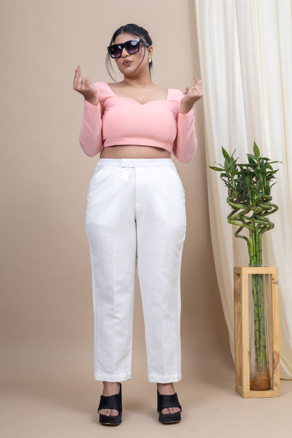 ankle length pants for kurtis