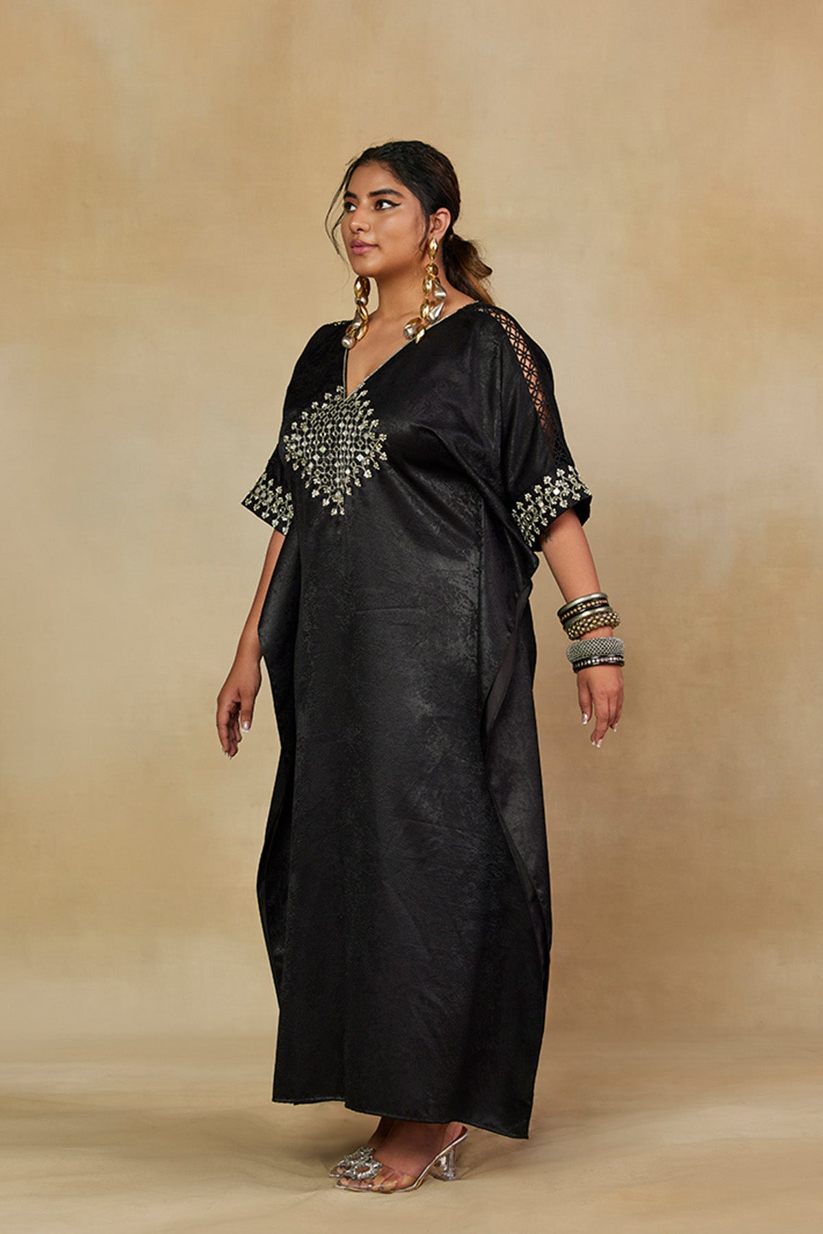 Black Mirror Work Kaftan Dress