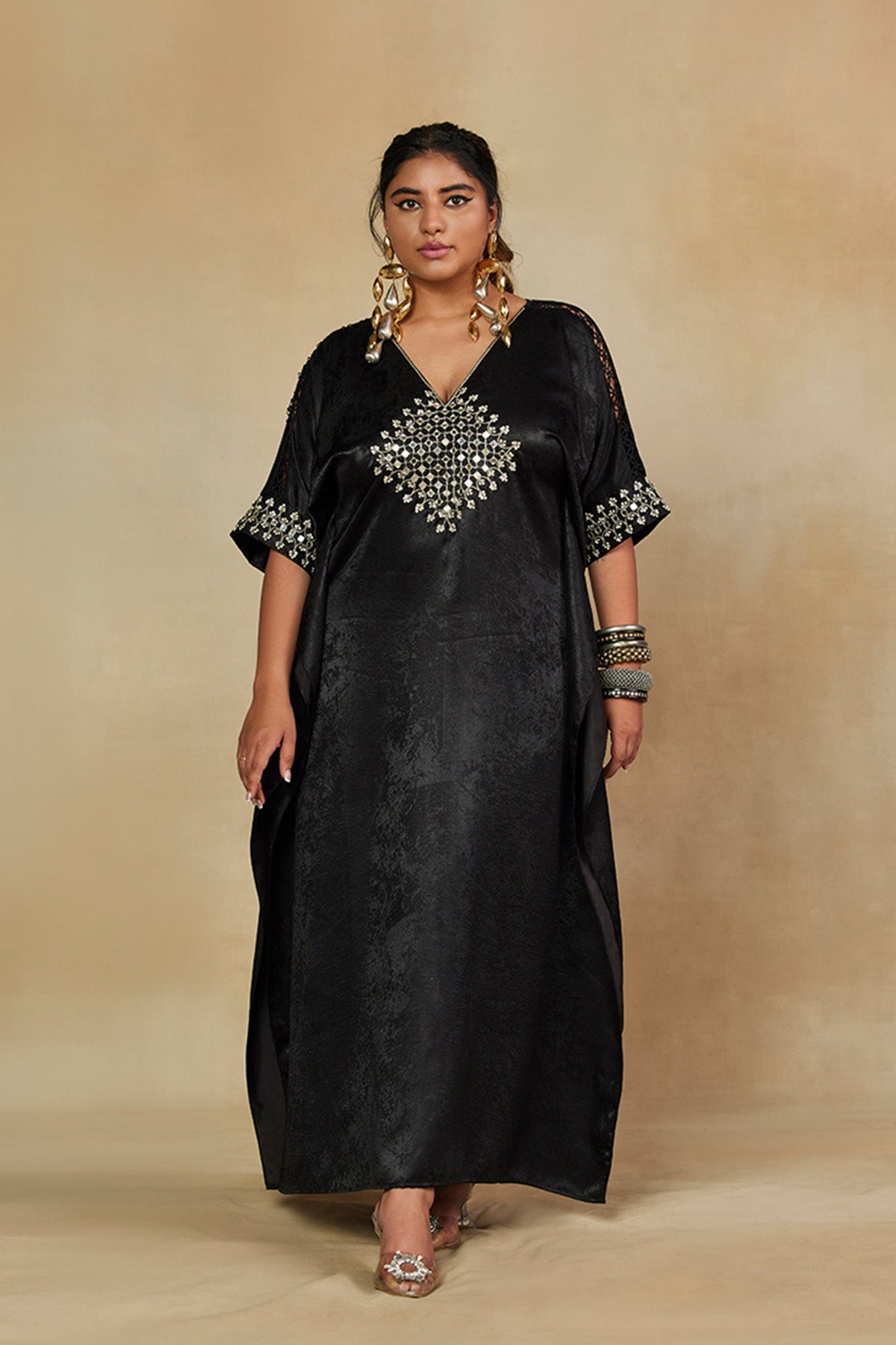 Black Mirror Work Kaftan Dress