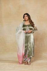 Mirage Chand Embroidered Suit set with Dupatta