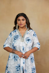 Moonlit Luxurious Dupatta Coord Set with Hand Embroidery