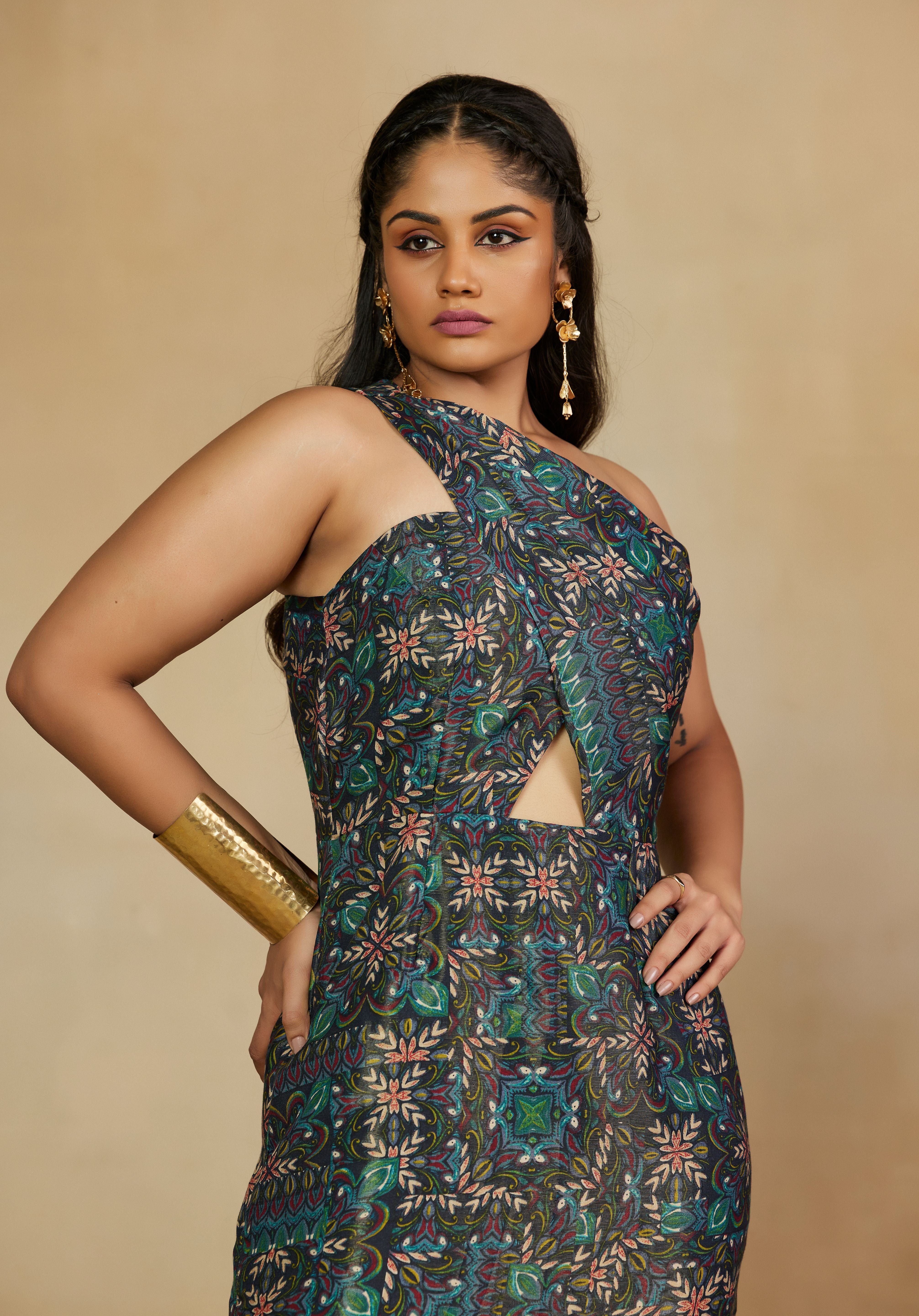 Alluring One Shoulder Dress