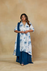 Moonlit Luxurious Dupatta Coord Set with Hand Embroidery