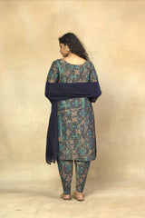 Glorious Luxe 3 Piece Printed Suit Set with Dupatta  and Tulip Pants