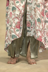 Enchanting V-Neck Printed Co-Ord Set