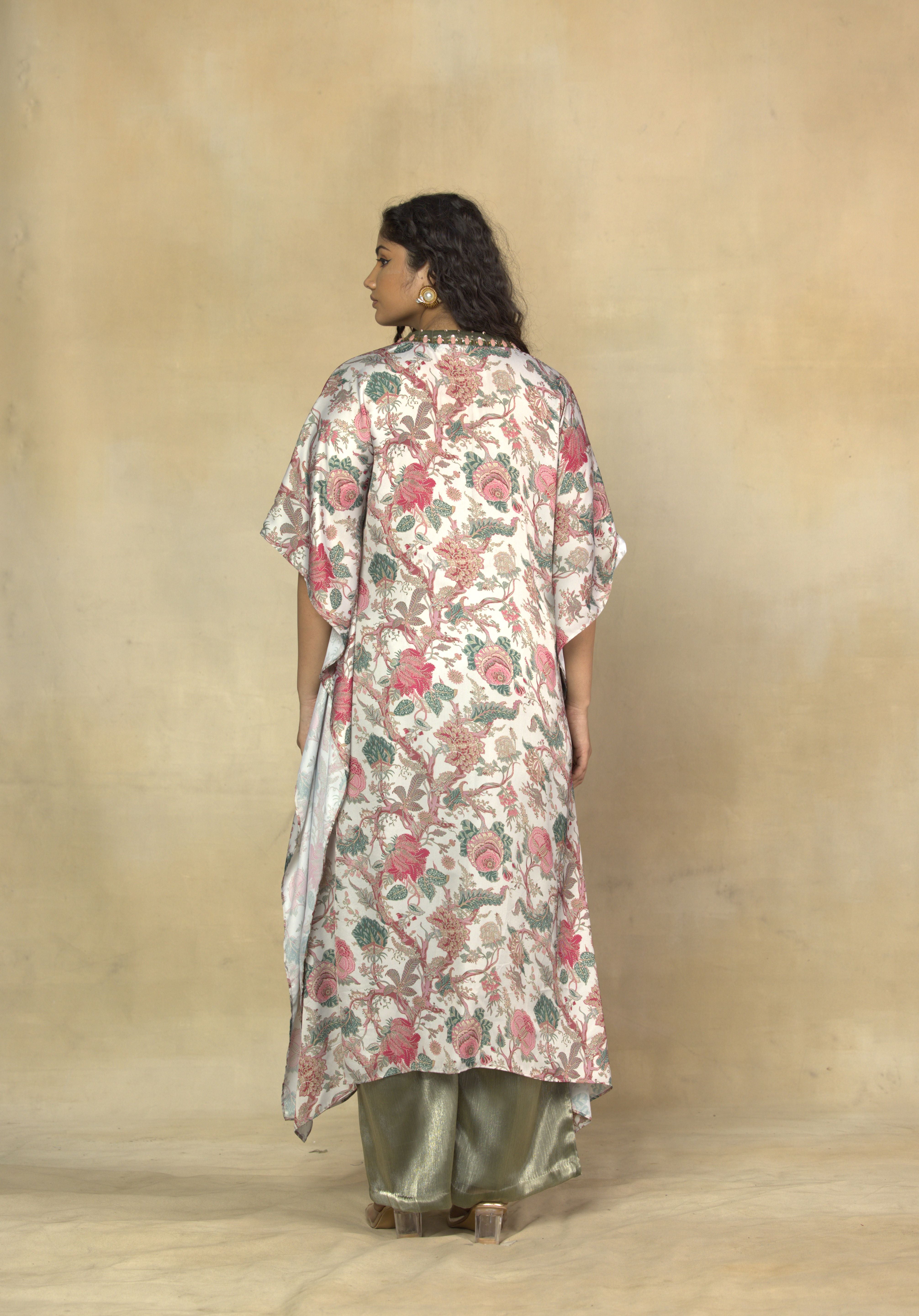 Enchanting V-Neck Printed Co-Ord Set