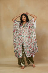 Enchanting V-Neck Printed Co-Ord Set