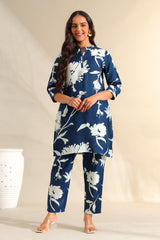 Inaayat Indigo Sketch Co-ord Set