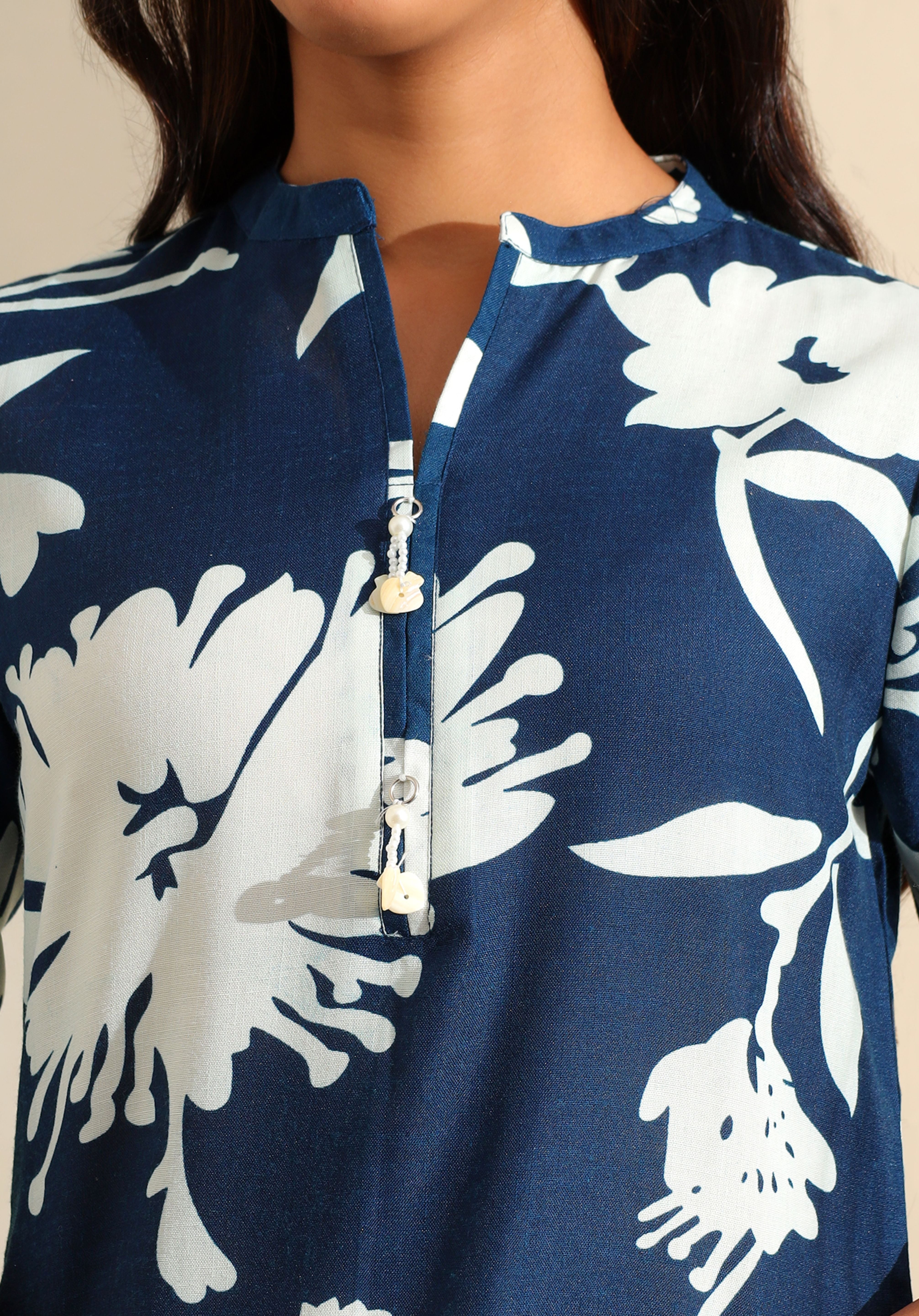 Inaayat Indigo Sketch Co-ord Set