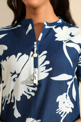 Inaayat Indigo Sketch Co-ord Set