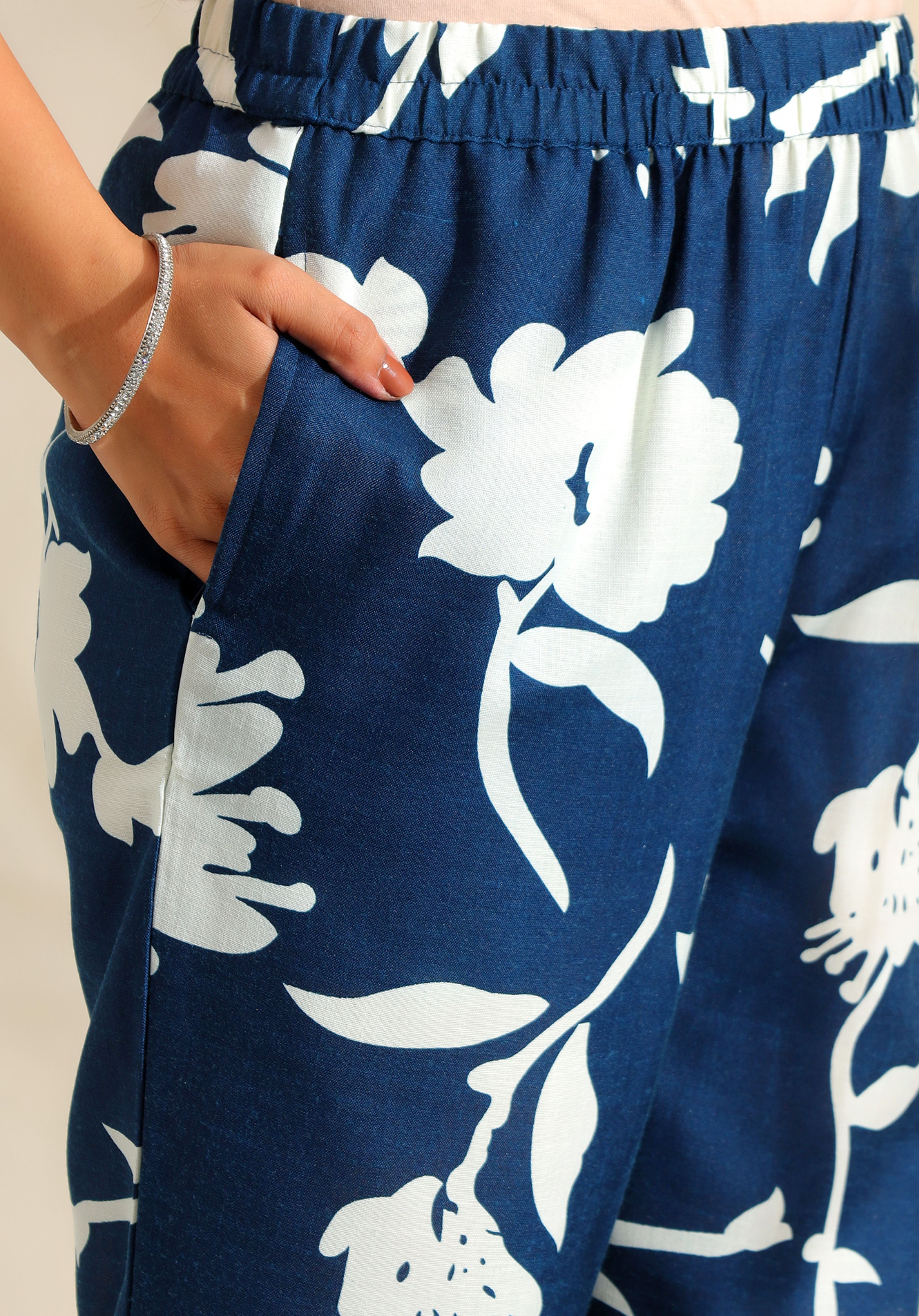 Inaayat Indigo Sketch Co-ord Set