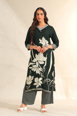 Zara Emerald Lily Kurta Set