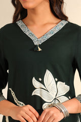 Zara Emerald Lily Kurta Set
