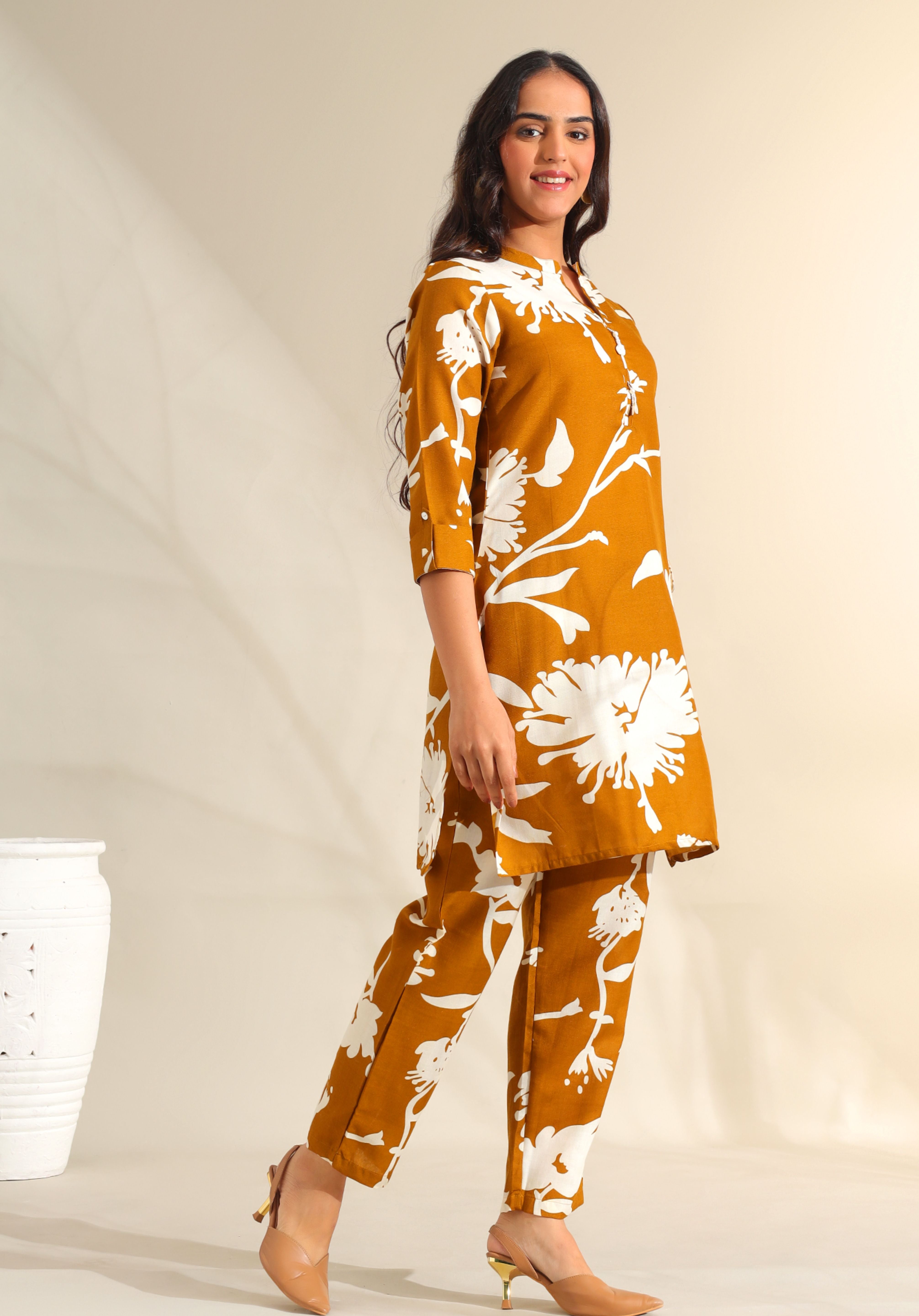 Amara Mustard Meadow Co-ord Set