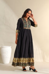 Nayantara Midnight Anarkali Dress