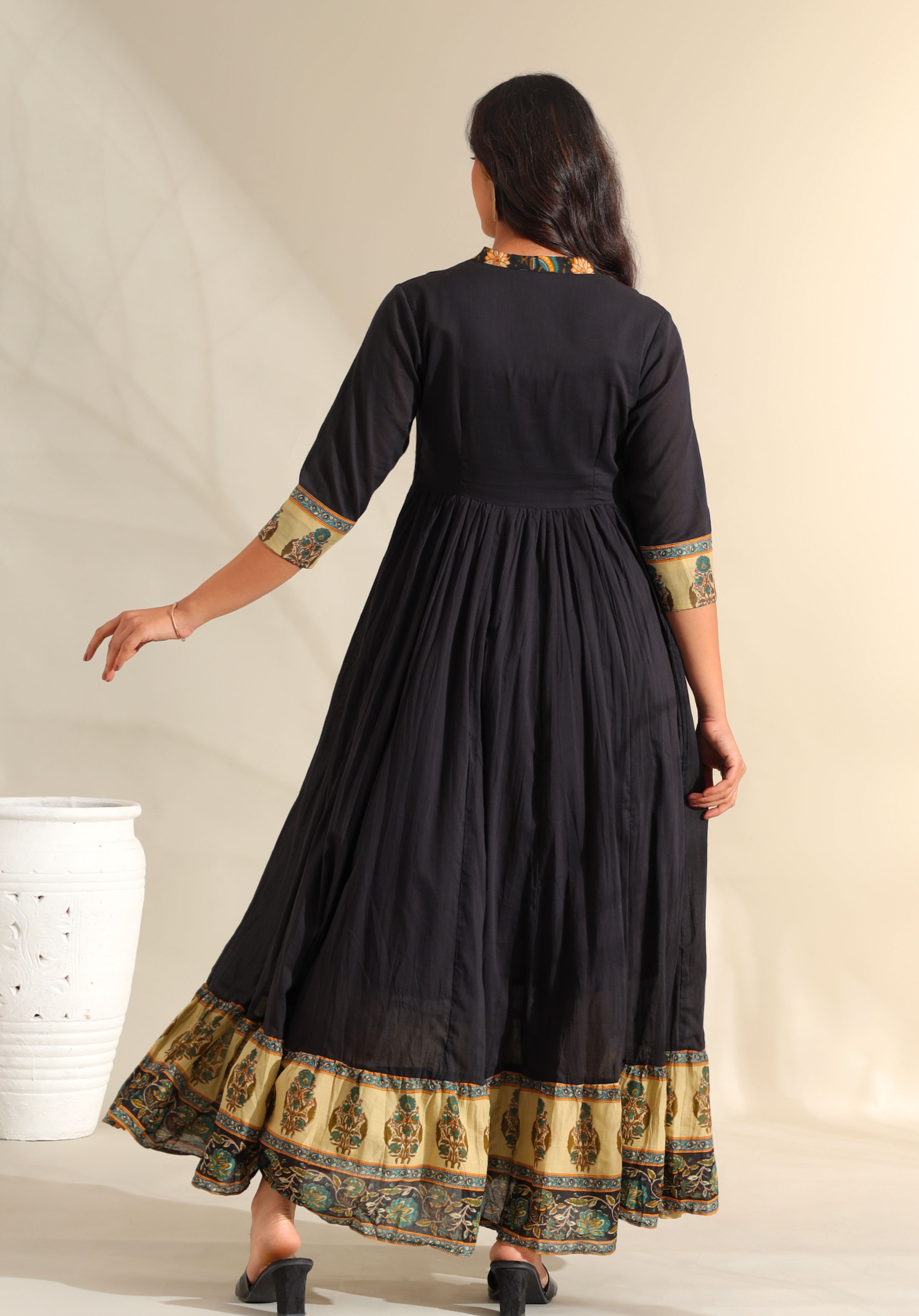 Nayantara Midnight Anarkali Dress