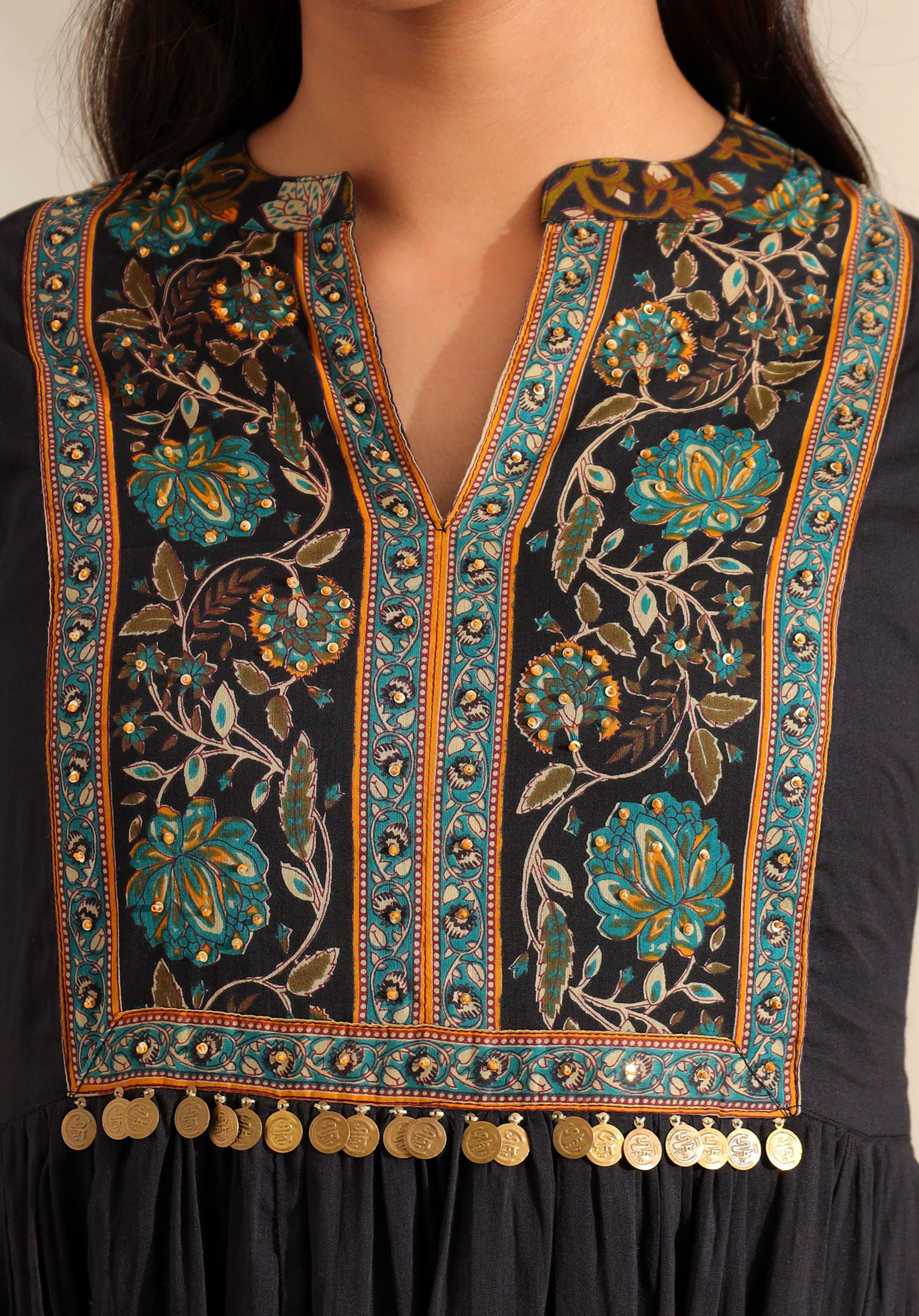 Nayantara Midnight Anarkali Dress