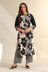 Tara Midnight Bloom Kurta Set