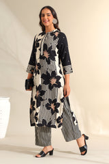 Tara Midnight Bloom Kurta Set