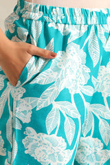 Kavya Deep Sea Floral Kurta Set