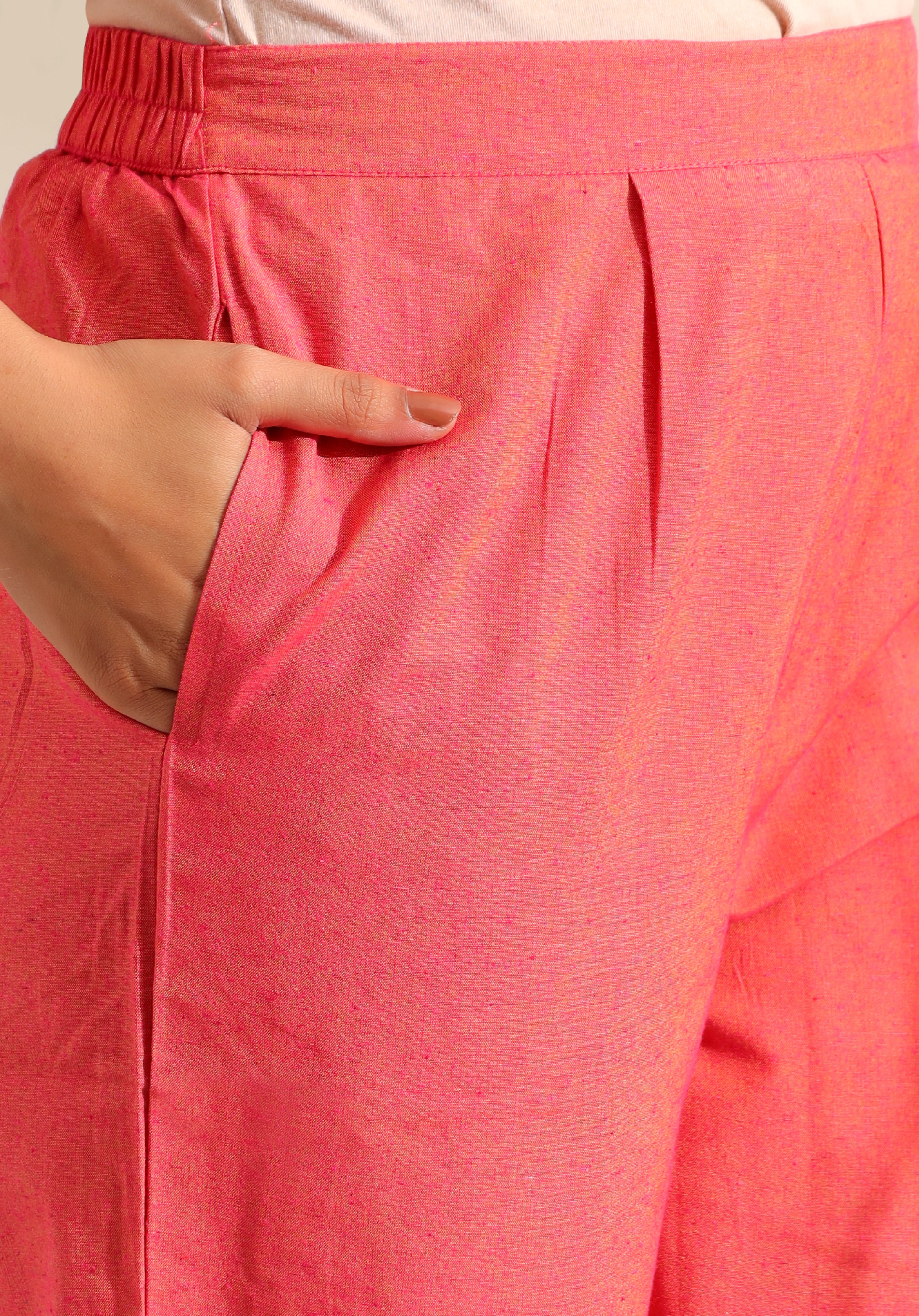 Prisha Coral Bandhani Kurta Set