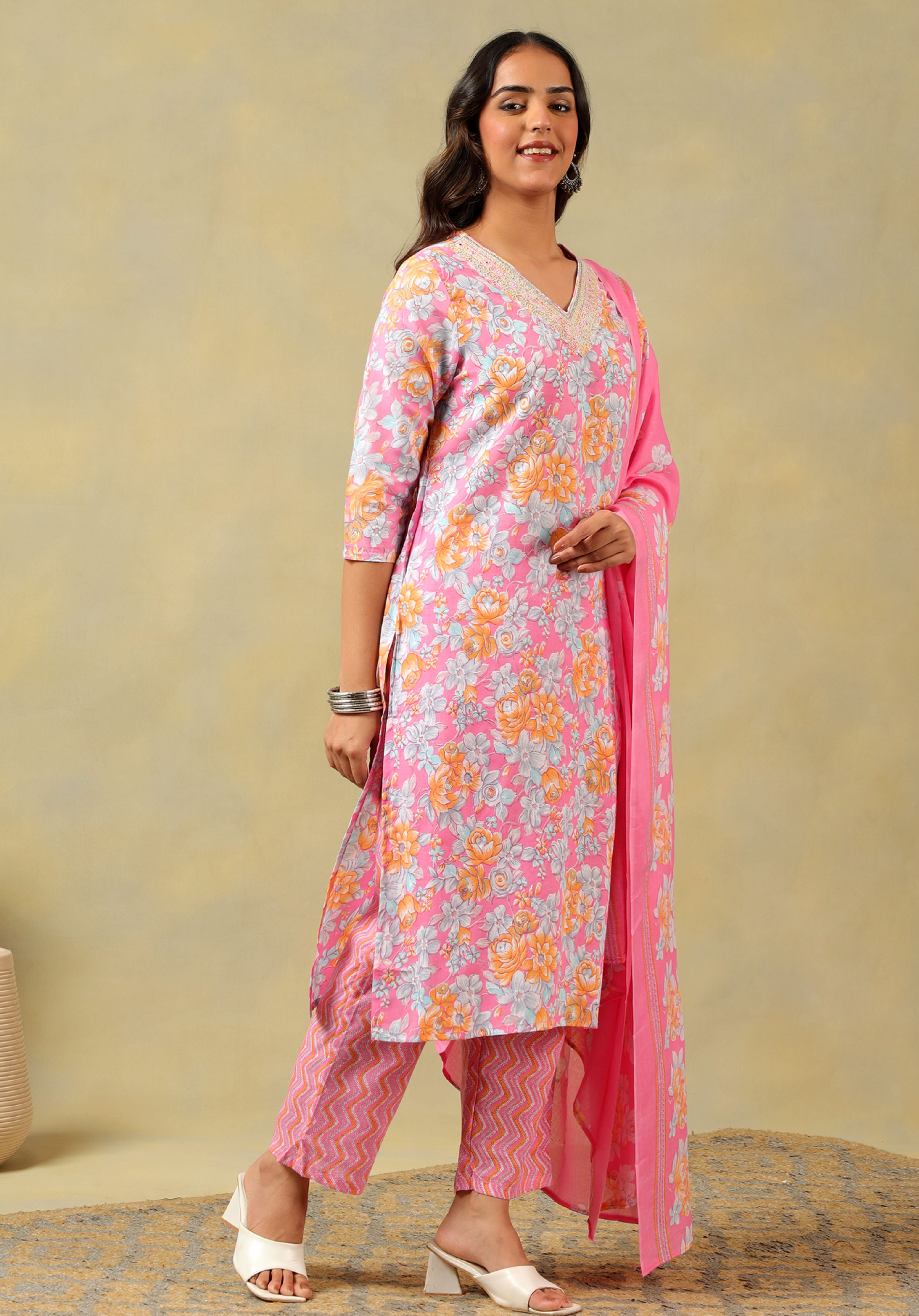 Ishika Rose Garden Suit Set