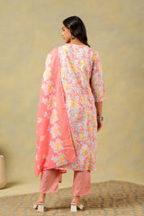 Kyra Peach Blossom Suit Set