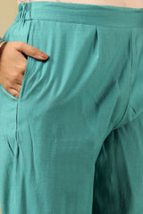 Kritika Teal Suit Set