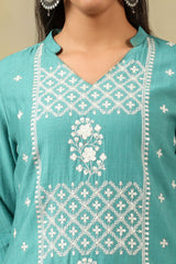 Kritika Teal Suit Set