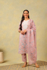Sanaya Rose Floral Suit Set