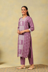 Lavanya Mauve Suit Set