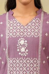 Lavanya Mauve Suit Set