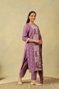 Lavanya Mauve Suit Set