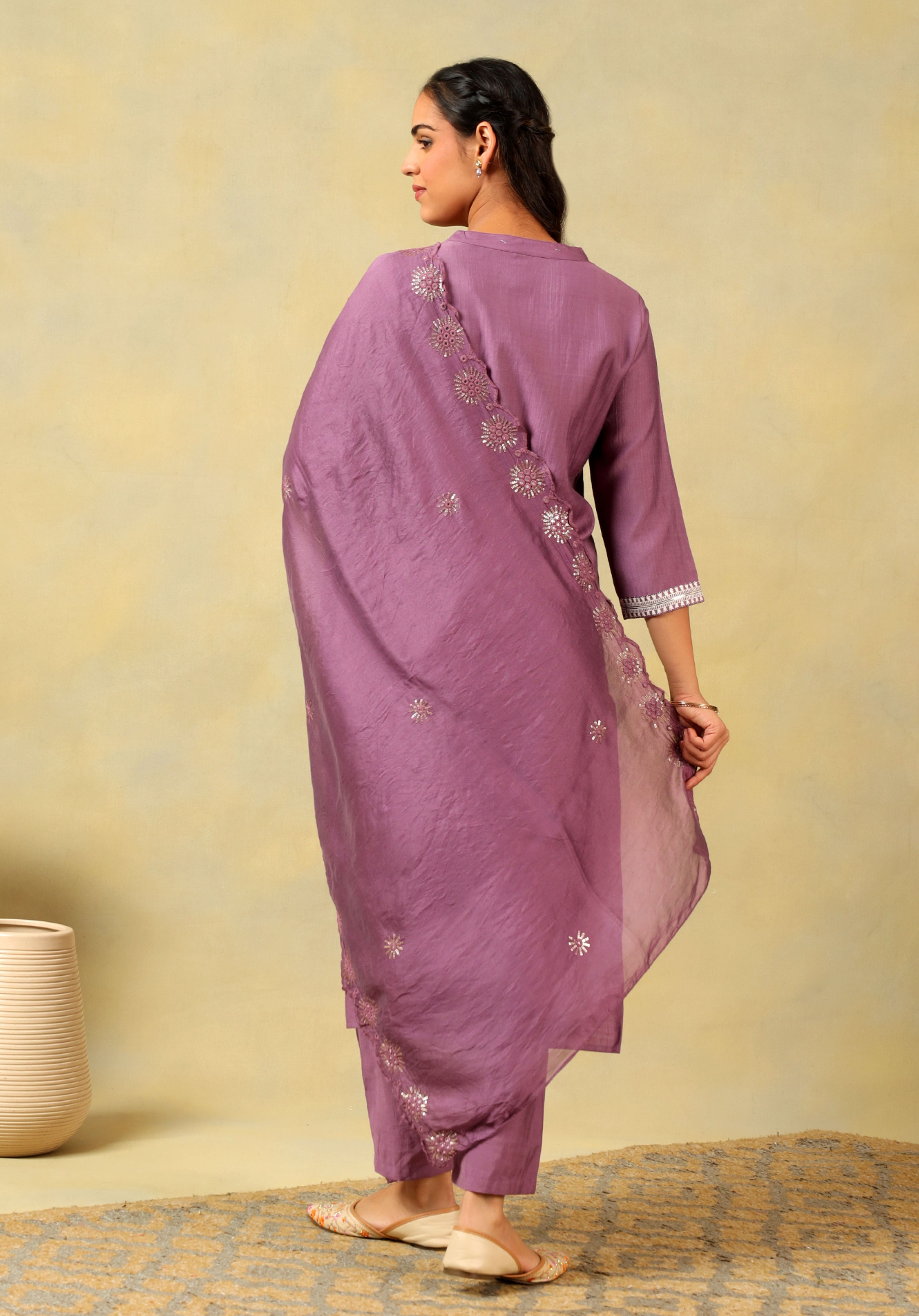 Lavanya Mauve Suit Set