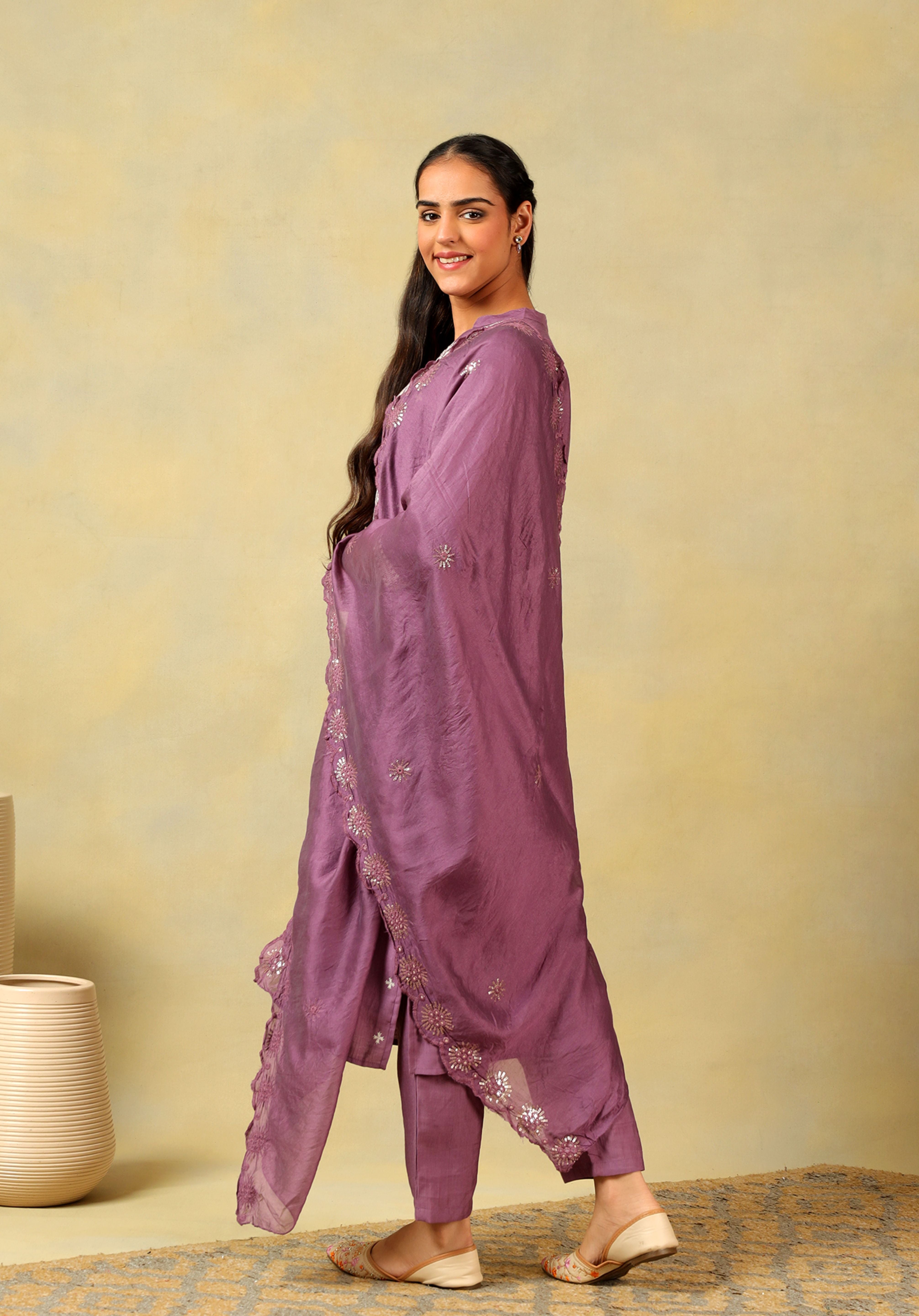 Lavanya Mauve Suit Set