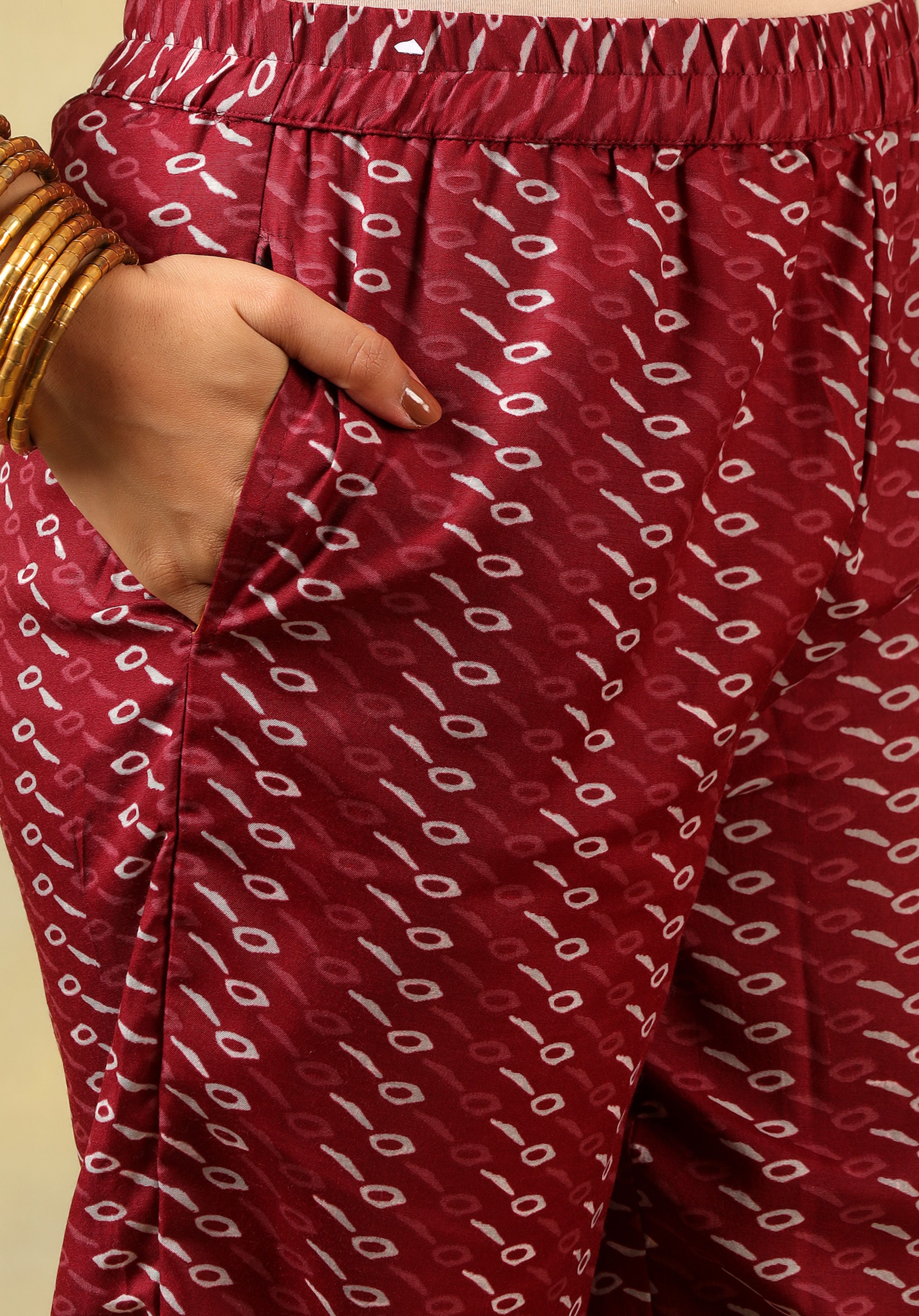 Sia Crimson Floral Dream Suit Set