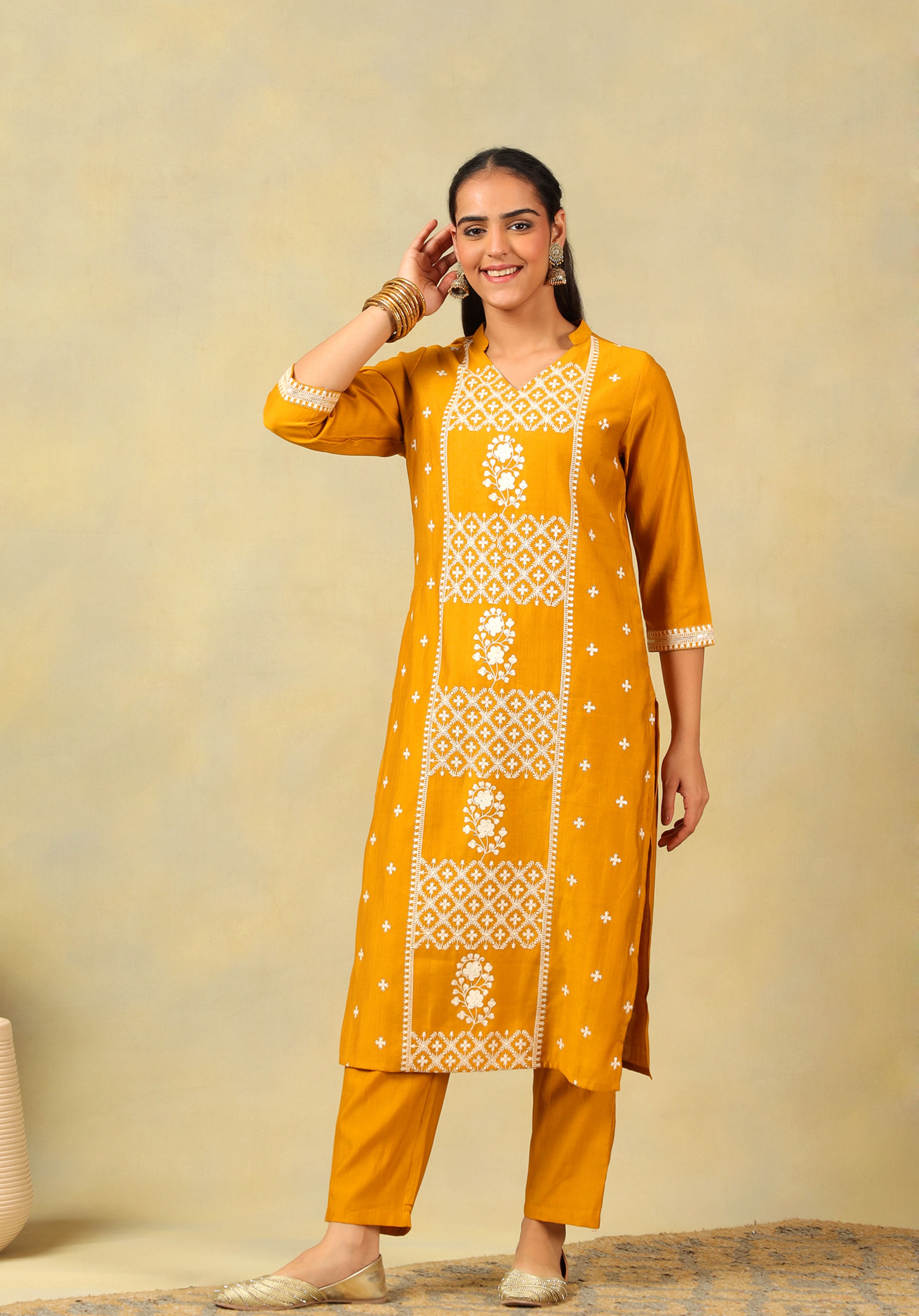 Tanvi Mustard Suit Set