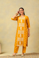 Tanvi Mustard Suit Set