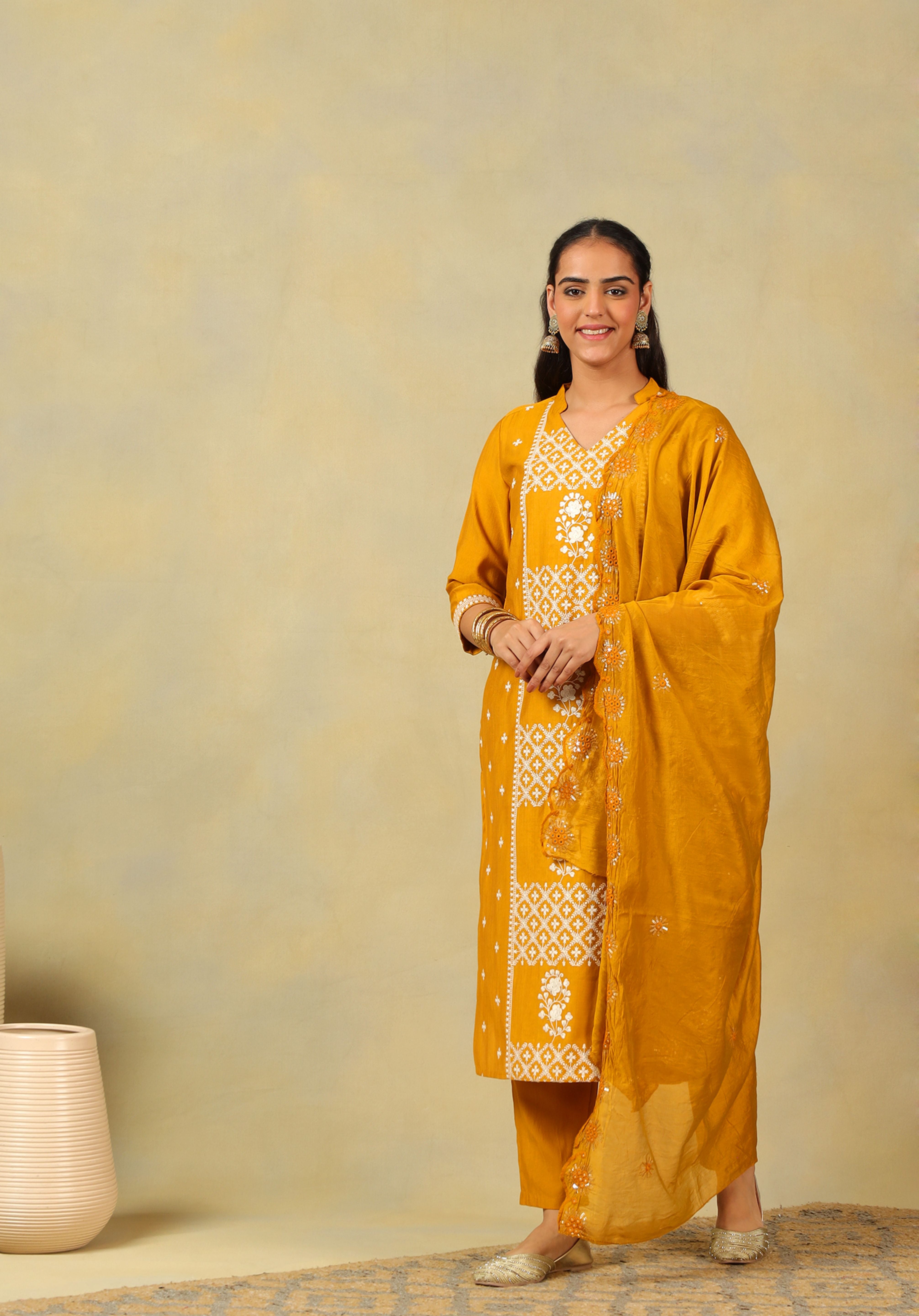 Tanvi Mustard Suit Set