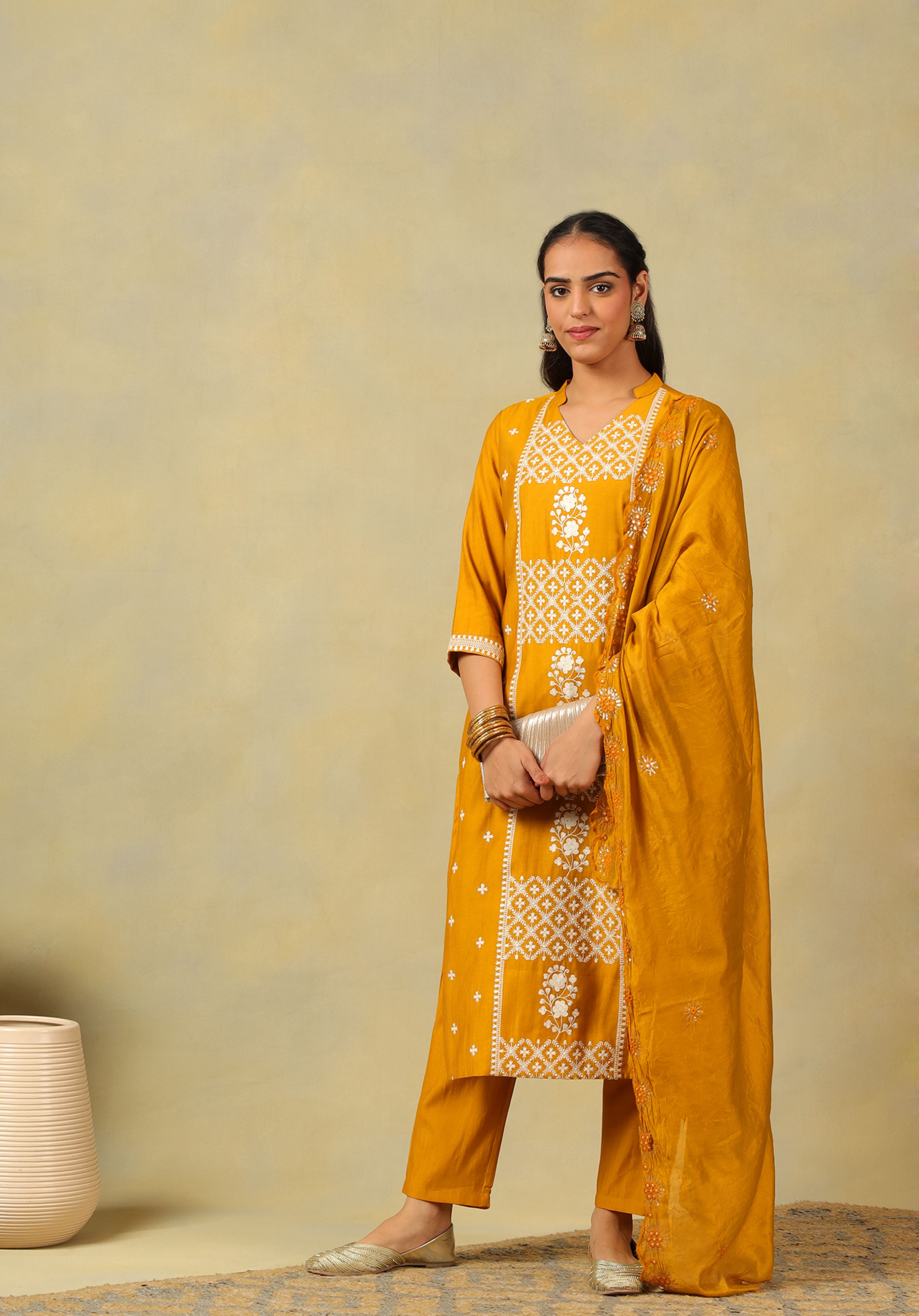 Tanvi Mustard Suit Set