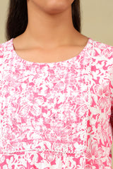 Yasmin Floral Bloom Anarkali Suit Set